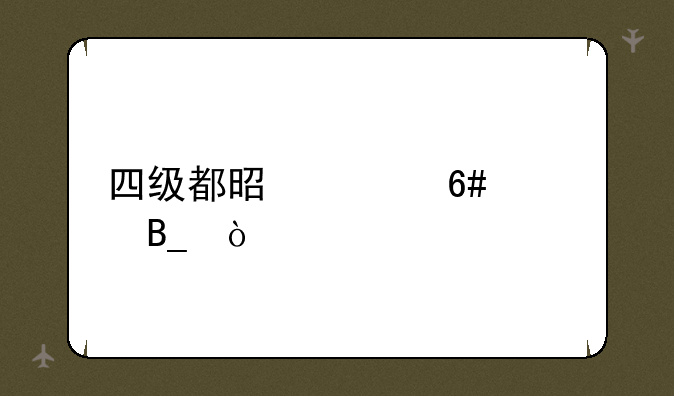 四级都是上午考吗？