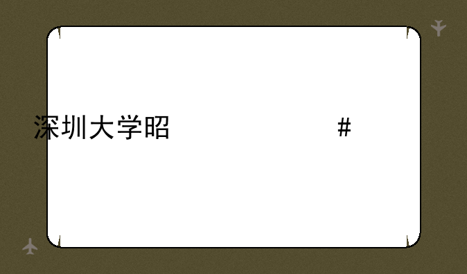 深圳大学是什么档次