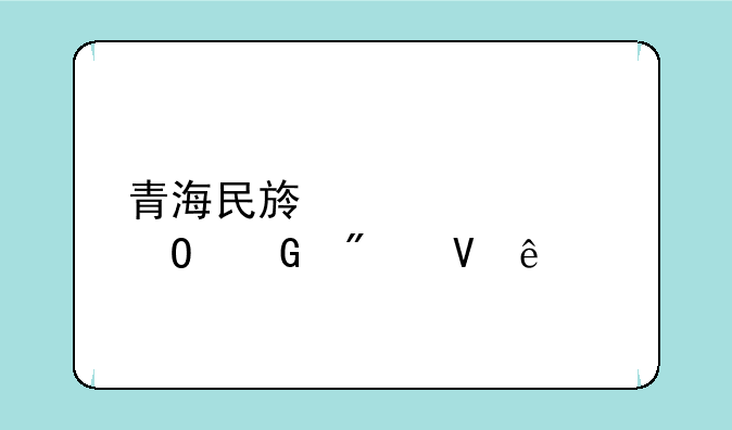青海民族大学专科分数线