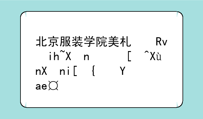 北京服装学院美术生文化课录取分数线是多少